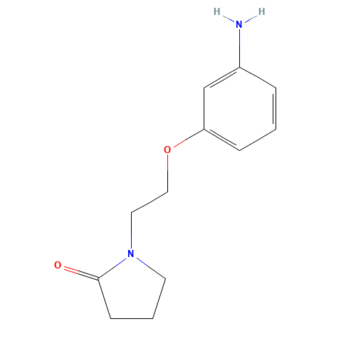 1-[2-(3-aminophenoxy)ethyl]pyrrolidin-2-one (CAS: 1099658-29-3) - Related Chemical Product