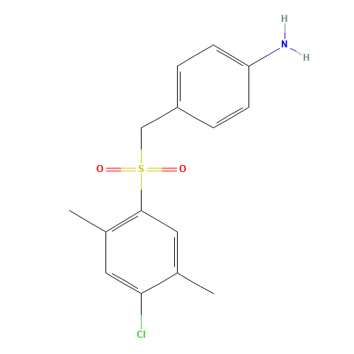 4-[(4-chloro-2,5-dimethylphenyl)sulfonylmethyl]aniline (CAS: 261965-48-4) - Related Chemical Product
