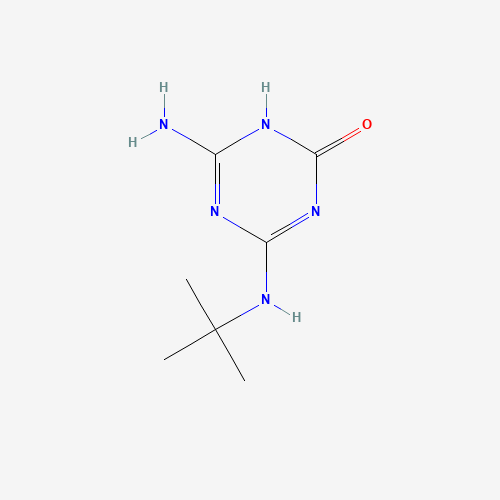 2-amino-6-(tert-butylamino)-1H-1,3,5-triazin-4-one (CAS: 66753-06-8) - Related Chemical Product