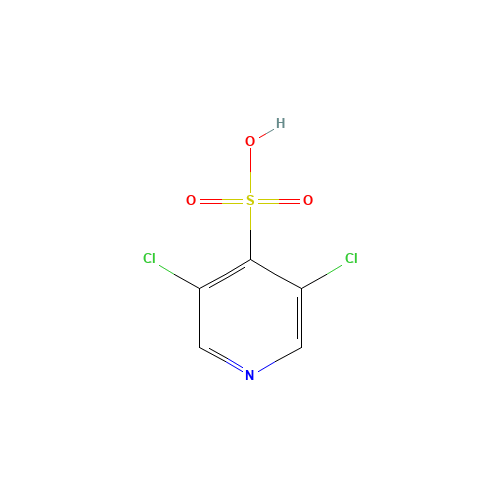 3,5-dichloropyridine-4-sulfonic acid (CAS: 872273-26-2) - Chemical Structure and Molecular Formula 