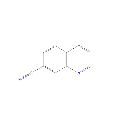 quinoline-7-carbonitrile (CAS: 67360-38-7) - Chemical Structure and Molecular Formula 
