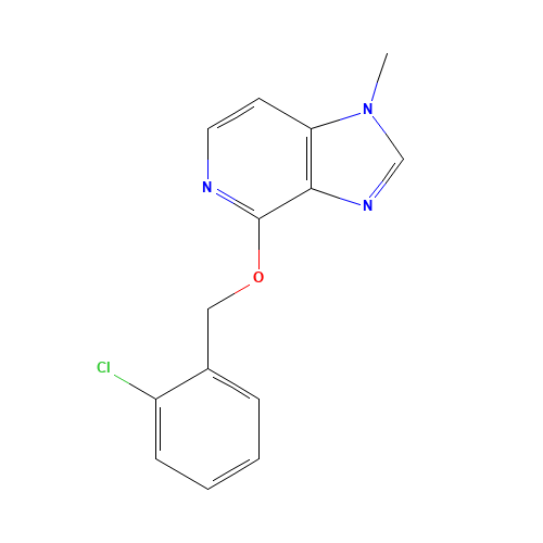 4-[(2-chlorophenyl)methoxy]-1-methylimidazo[4,5-c]pyridine (CAS: 87034-87-5) - Related Chemical Product