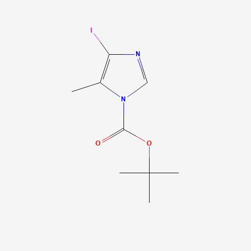 tert-butyl 4-iodo-5-methylimidazole-1-carboxylate (CAS: 214153-35-2) - Chemical Structure and Molecular Formula 