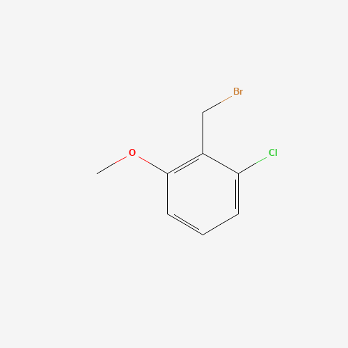 2-(bromomethyl)-1-chloro-3-methoxybenzene (CAS: 83781-95-7) - Chemical Structure and Molecular Formula 