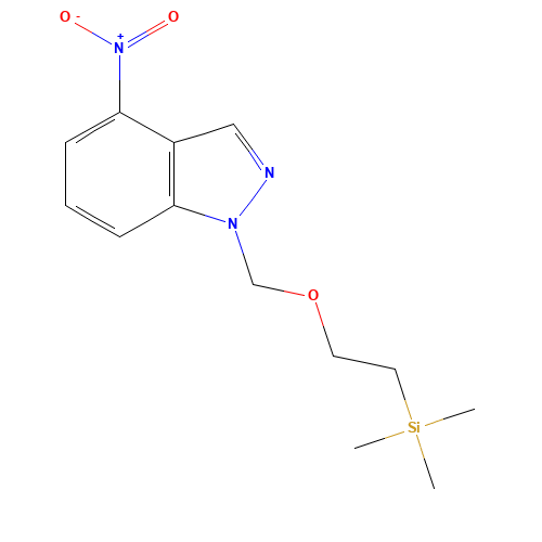 trimethyl-[2-[(4-nitroindazol-1-yl)methoxy]ethyl]silane (CAS: 697739-00-7) - Related Chemical Product