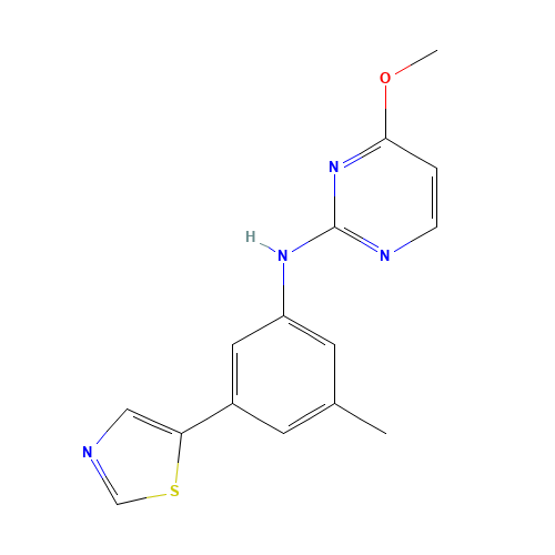 4-methoxy-N-[3-methyl-5-(1,3-thiazol-5-yl)phenyl]pyrimidin-2-amine (CAS: 1312535-26-4) - Related Chemical Product