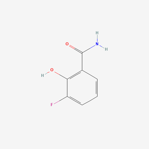 3-fluoro-2-hydroxybenzamide (CAS: 705949-54-8) - Chemical Structure and Molecular Formula 