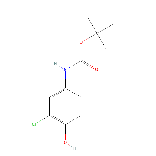 tert-butyl N-(3-chloro-4-hydroxyphenyl)carbamate (CAS: 911297-03-5) - Related Chemical Product