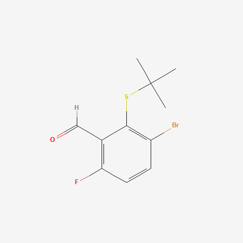 3-bromo-2-tert-butylsulfanyl-6-fluorobenzaldehyde (CAS: 1326714-82-2) - Related Chemical Product