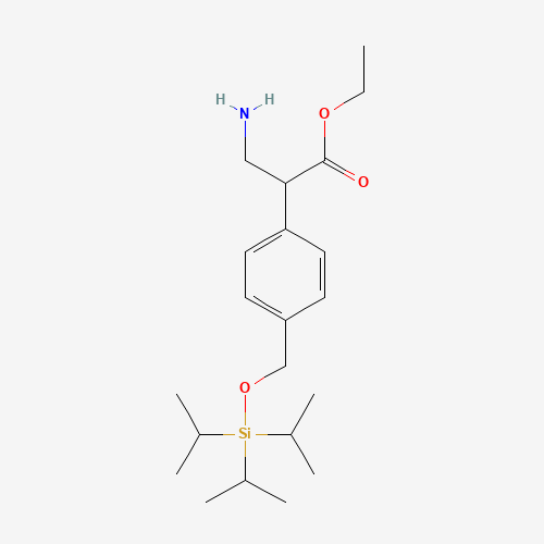 ethyl 3-amino-2-[4-[tri(propan-2-yl)silyloxymethyl]phenyl]propanoate (CAS: 1253955-22-4) - Related Chemical Product
