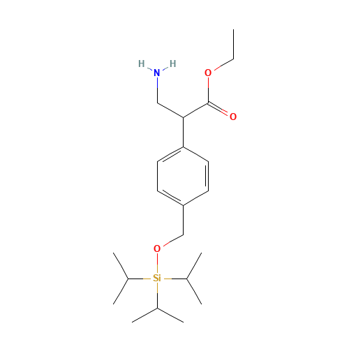 ethyl 3-amino-2-[4-[tri(propan-2-yl)silyloxymethyl]phenyl]propanoate (CAS: 1253955-22-4) - Related Chemical Product
