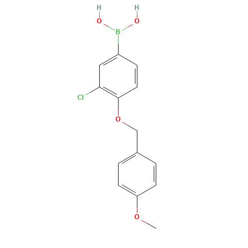[3-chloro-4-[(4-methoxyphenyl)methoxy]phenyl]boronic acid (CAS: 870777-25-6) - Related Chemical Product