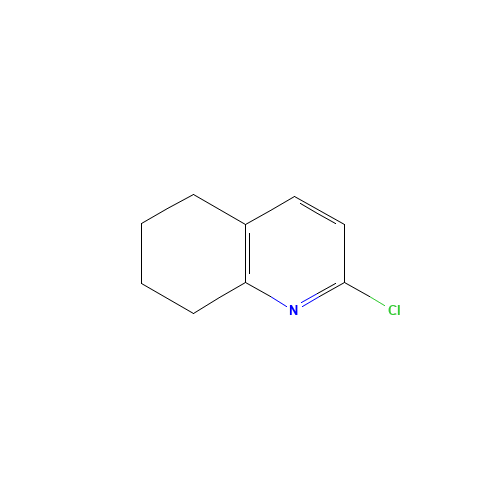 2-chloro-5,6,7,8-tetrahydroquinoline (CAS: 21172-88-3) - Chemical Structure and Molecular Formula 