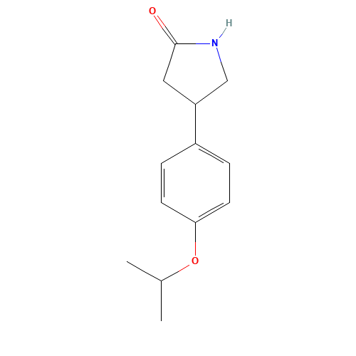 4-(4-propan-2-yloxyphenyl)pyrrolidin-2-one (CAS: 184828-11-3) - Related Chemical Product