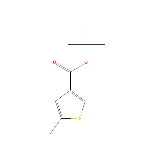 tert-butyl 5-methylthiophene-3-carboxylate (CAS: 1427753-72-7) - Chemical Structure and Molecular Formula 