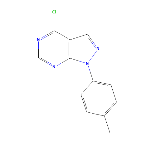 4-chloro-1-(4-methylphenyl)pyrazolo[3,4-d]pyrimidine (CAS: 23000-47-7) - Related Chemical Product