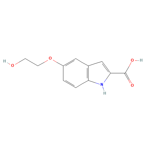 5-(2-hydroxyethoxy)-1H-indole-2-carboxylic acid (CAS: 885227-03-2) - Related Chemical Product