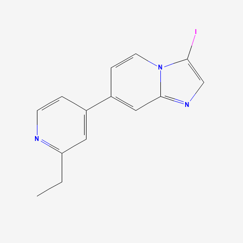 7-(2-ethylpyridin-4-yl)-3-iodoimidazo[1,2-a]pyridine (CAS: 908267-84-5) - Related Chemical Product