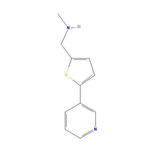 N-methyl-1-(5-pyridin-3-ylthiophen-2-yl)methanamine (CAS: 837376-49-5) - Related Chemical Product