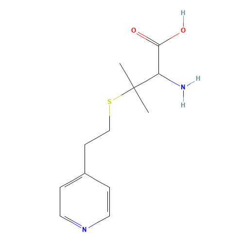 2-amino-3-methyl-3-(2-pyridin-4-ylethylsulfanyl)butanoic acid (CAS: 39555-40-3) - Related Chemical Product