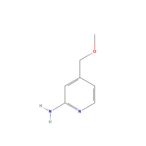 4-(methoxymethyl)pyridin-2-amine (CAS: 1125398-71-1) - Chemical Structure and Molecular Formula 