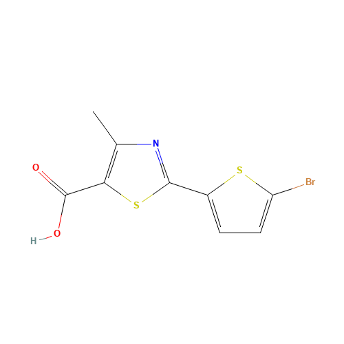 2-(5-bromothiophen-2-yl)-4-methyl-1,3-thiazole-5-carboxylic acid (CAS: 1094231-84-1) - Related Chemical Product