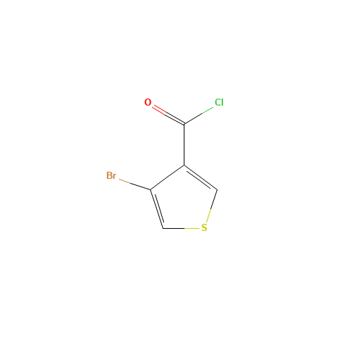 4-bromothiophene-3-carbonyl chloride (CAS: 72899-51-5) - Chemical Structure and Molecular Formula 