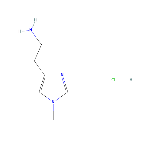 2-(1-methylimidazol-4-yl)ethanamine;hydrochloride (CAS: 64710-63-0) - Related Chemical Product