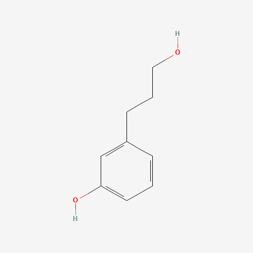 3-(3-hydroxypropyl)phenol (CAS: 1424-74-4) - Chemical Structure and Molecular Formula 