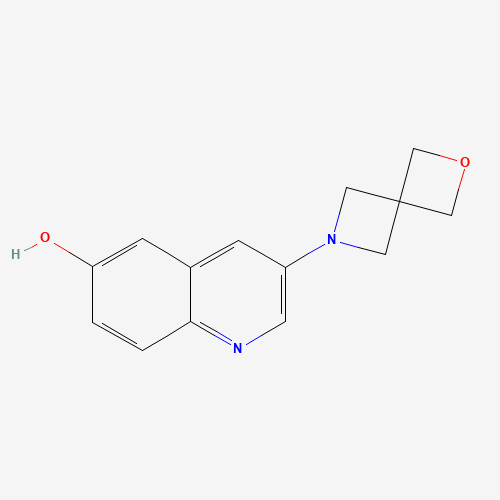 3-(2-oxa-6-azaspiro[3.3]heptan-6-yl)quinolin-6-ol (CAS: 1427473-93-5) - Chemical Structure and Molecular Formula 