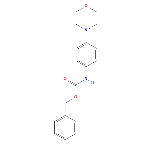 benzyl N-(4-morpholin-4-ylphenyl)carbamate (CAS: 348626-43-7) - Related Chemical Product
