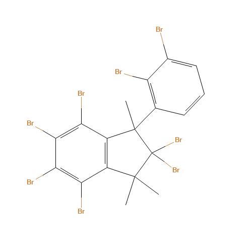 2,2,4,5,6,7-hexabromo-1-(2,3-dibromophenyl)-1,3,3-trimethylindene (CAS: 155613-93-7) - Related Chemical Product
