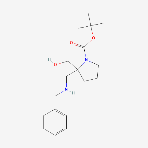 tert-butyl 2-[(benzylamino)methyl]-2-(hydroxymethyl)pyrrolidine-1-carboxylate (CAS: 1421372-20-4) - Related Chemical Product