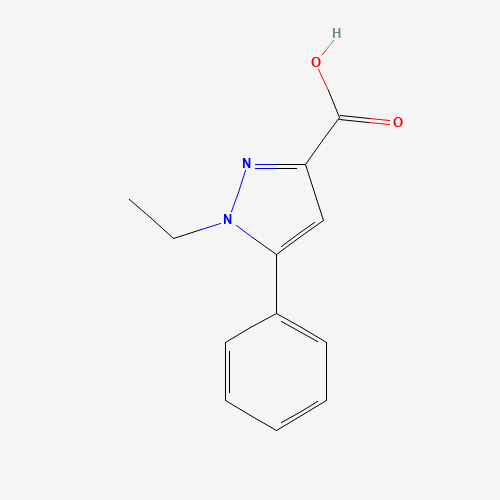 1-ethyl-5-phenylpyrazole-3-carboxylic acid (CAS: 856061-59-1) - Related Chemical Product