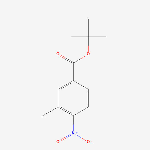 tert-butyl 3-methyl-4-nitrobenzoate (CAS: 147290-67-3) - Chemical Structure and Molecular Formula 