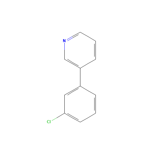 3-(3-chlorophenyl)pyridine (CAS: 5970-10-5) - Related Chemical Product
