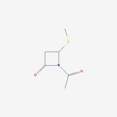 1-acetyl-4-methylsulfanylazetidin-2-one (CAS: 119873-97-1) - Related Chemical Product