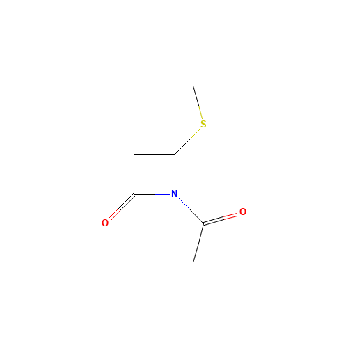 1-acetyl-4-methylsulfanylazetidin-2-one (CAS: 119873-97-1) - Related Chemical Product