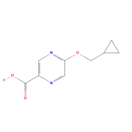 5-(cyclopropylmethoxy)pyrazine-2-carboxylic acid (CAS: 1286777-19-2) - Related Chemical Product