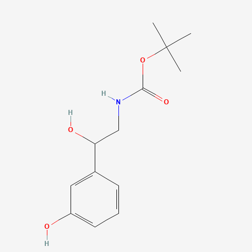 tert-butyl N-[2-hydroxy-2-(3-hydroxyphenyl)ethyl]carbamate (CAS: 913642-66-7) - Related Chemical Product
