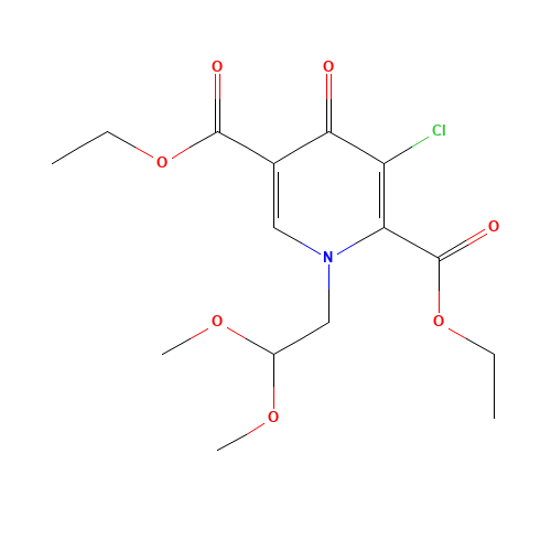 diethyl 3-chloro-1-(2,2-dimethoxyethyl)-4-oxopyridine-2,5-dicarboxylate (CAS: 1246616-70-5) - Related Chemical Product