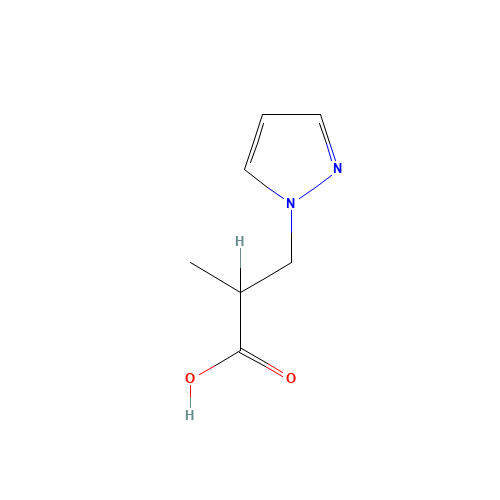2-methyl-3-pyrazol-1-ylpropanoic acid (CAS: 197094-12-5) - Related Chemical Product
