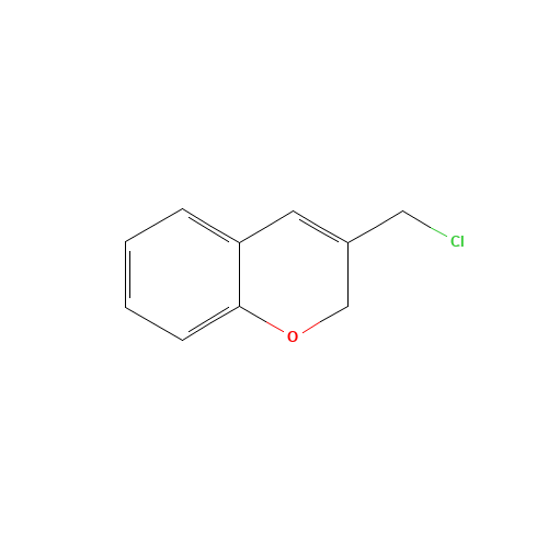 3-(chloromethyl)-2H-chromene (CAS: 115822-63-4) - Chemical Structure and Molecular Formula 