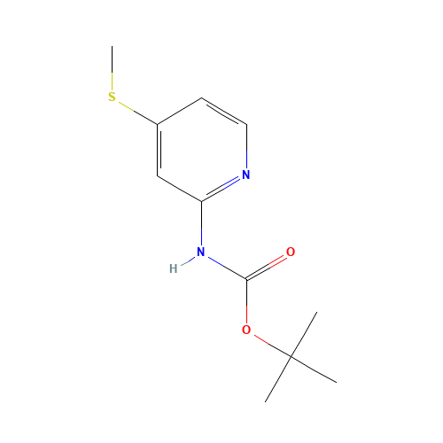 tert-butyl N-(4-methylsulfanylpyridin-2-yl)carbamate (CAS: 1211504-16-3) - Related Chemical Product