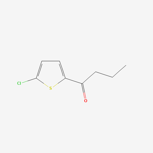 1-(5-chlorothiophen-2-yl)butan-1-one (CAS: 32427-77-3) - Chemical Structure and Molecular Formula 