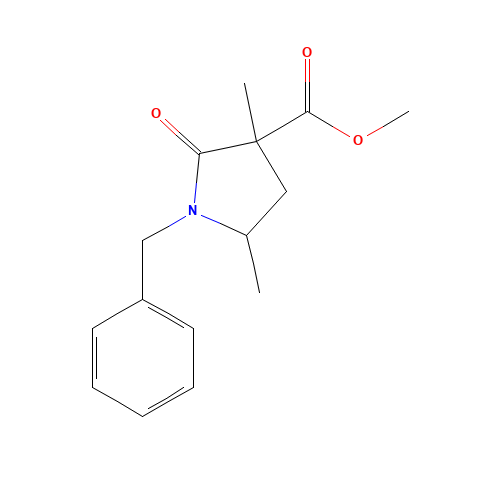 methyl 1-benzyl-3,5-dimethyl-2-oxopyrrolidine-3-carboxylate (CAS: 664364-25-4) - Related Chemical Product
