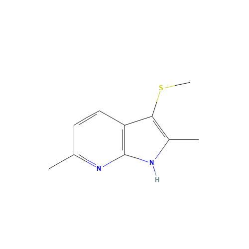 2,6-dimethyl-3-methylsulfanyl-1H-pyrrolo[2,3-b]pyridine (CAS: 850785-43-2) - Related Chemical Product
