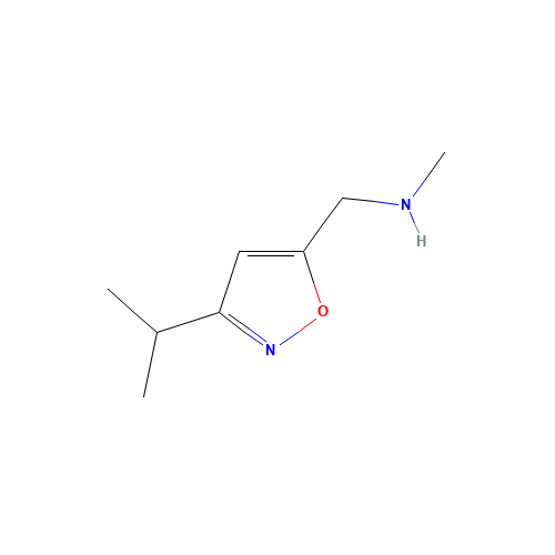 N-methyl-1-(3-propan-2-yl-1,2-oxazol-5-yl)methanamine (CAS: 942519-65-5) - Related Chemical Product