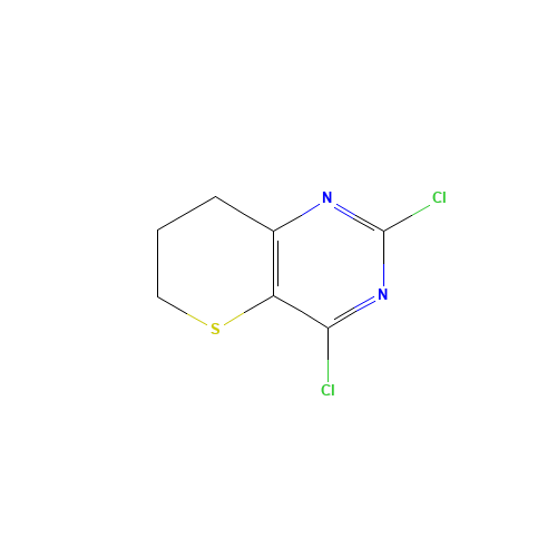 2,4-dichloro-7,8-dihydro-6H-thiopyrano[3,2-d]pyrimidine (CAS: 87466-23-7) - Related Chemical Product