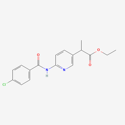 ethyl 2-[6-[(4-chlorobenzoyl)amino]pyridin-3-yl]propanoate (CAS: 1419603-69-2) - Related Chemical Product